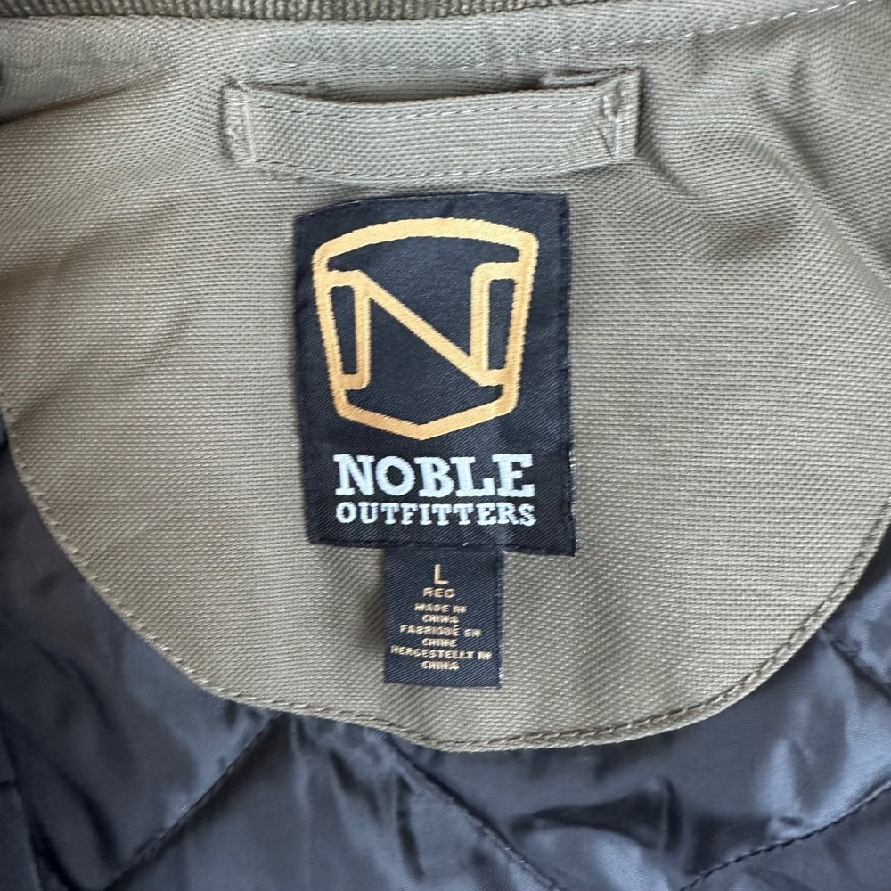 Noble Outfitters N3 Work Vest Mens  durable full zip  polyester canvas olive (L) - Picture 3 of 3